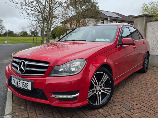 Mercedes-Benz C-Class Saloon, Diesel, 2014, Red