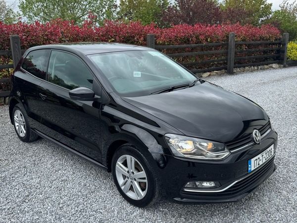 Volkswagen Polo Hatchback, Petrol, 2017, Black