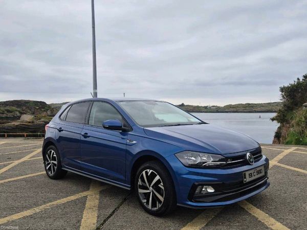 Volkswagen Polo Hatchback, Petrol, 2019, Blue