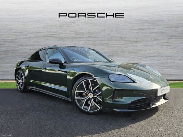 Porsche Taycan Saloon, Electric, 2026, Green