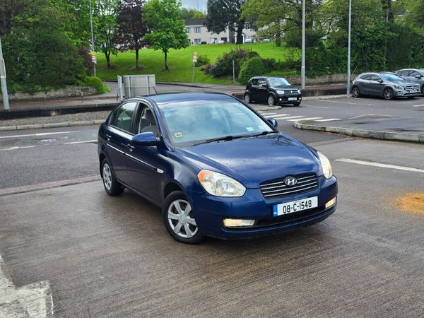 Hyundai Accent Saloon, Petrol, 2008, Blue