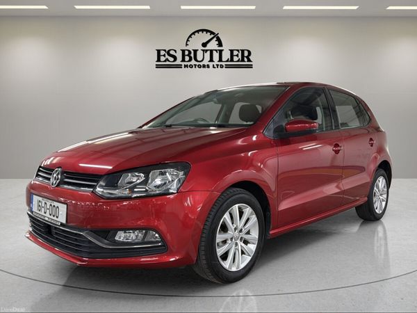 Volkswagen Polo Hatchback, Petrol, 2016, Red