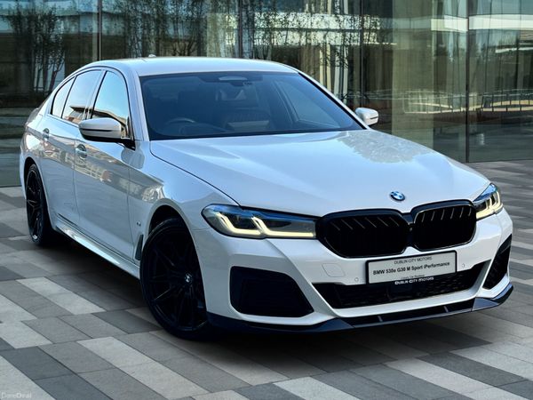 BMW 5-Series Saloon, Petrol Plug-in Hybrid, 2021, White