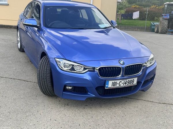 BMW 3-Series Saloon, Petrol Plug-in Hybrid, 2018, Blue