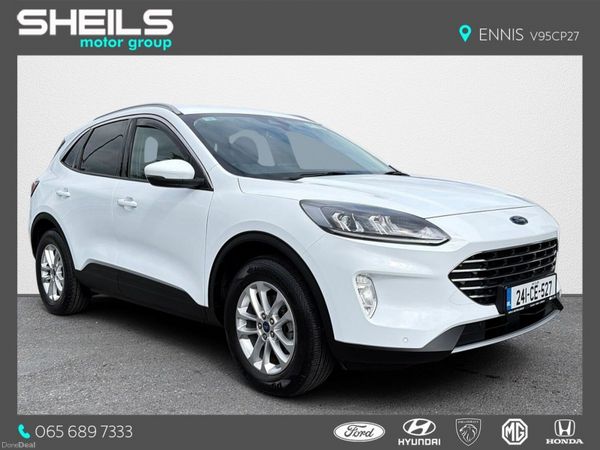 Ford Kuga SUV, Petrol Plug-in Hybrid, 2024, White