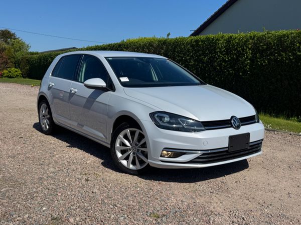 Volkswagen Golf Hatchback, Petrol, 2018, White