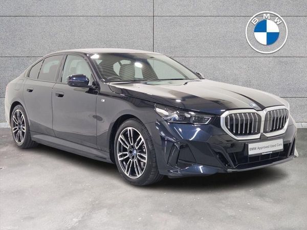 BMW 5-Series Saloon, Petrol Plug-in Hybrid, 2024, Black