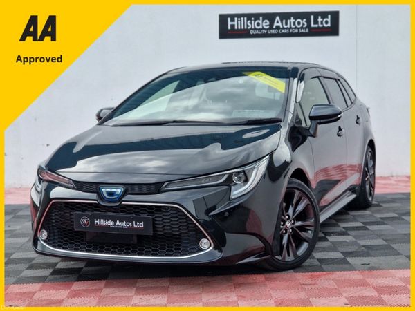 Toyota Corolla Estate, Petrol Hybrid, 2021, Black