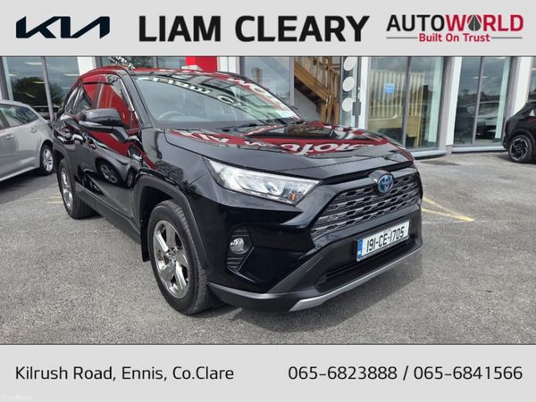 Toyota RAV4 SUV, Petrol Hybrid, 2019, Black