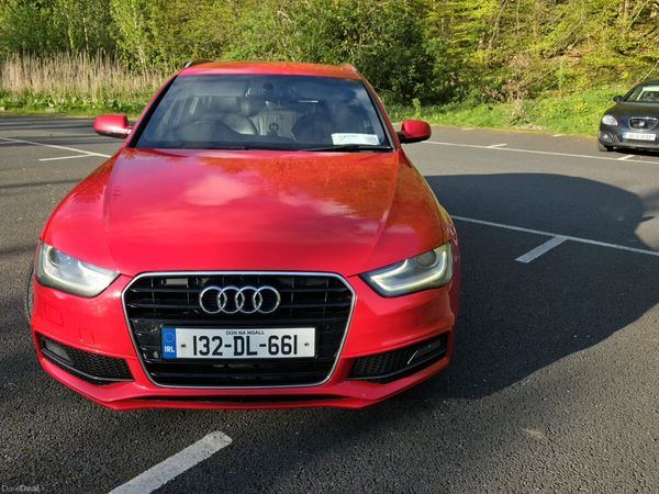 Audi A4 Estate, Diesel, 2013, Red
