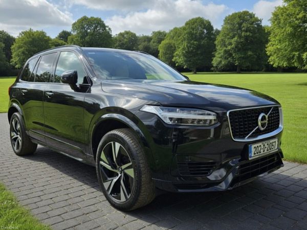 Volvo XC90 SUV, Petrol Plug-in Hybrid, 2020, Black