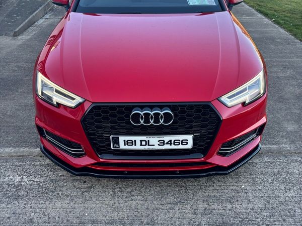 Audi A4 Saloon, Diesel, 2018, Red