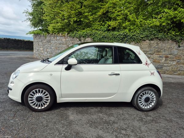 Fiat 500 Hatchback, Petrol, 2014, White