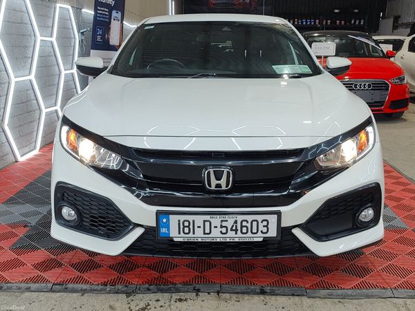 Honda Civic Hatchback, Petrol, 2018, White