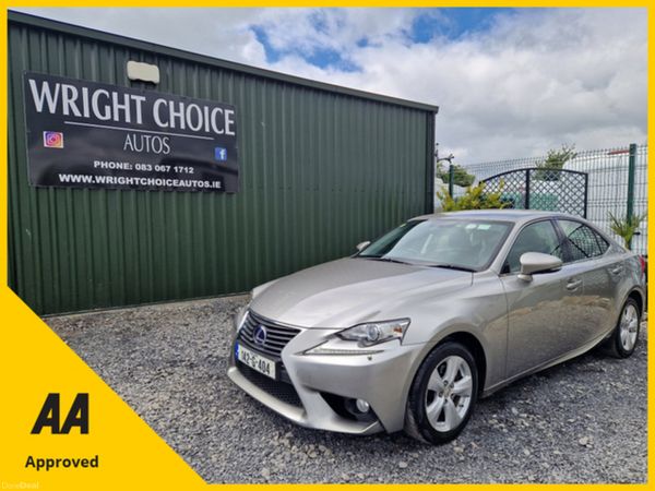 Lexus IS Saloon, Petrol Hybrid, 2014, Silver