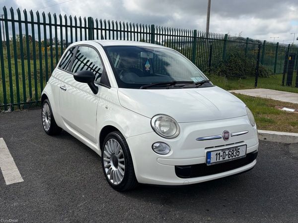 Fiat 500 Hatchback, Petrol, 2011, White