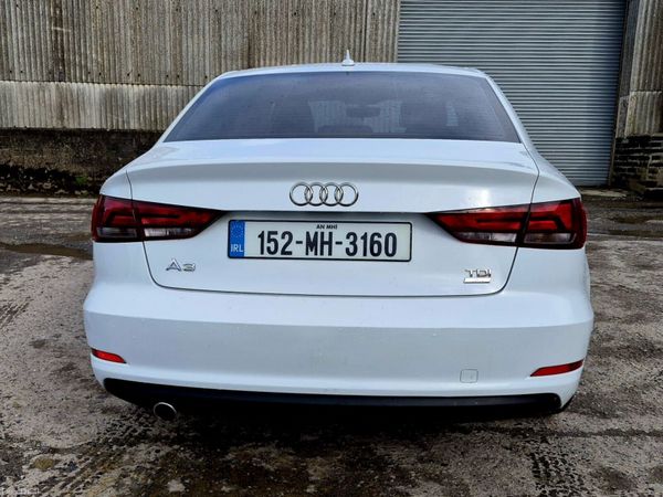 Audi A3 Saloon, Diesel, 2015, White