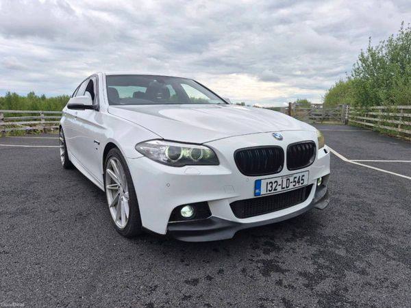 BMW 5-Series Saloon, Diesel, 2013, White