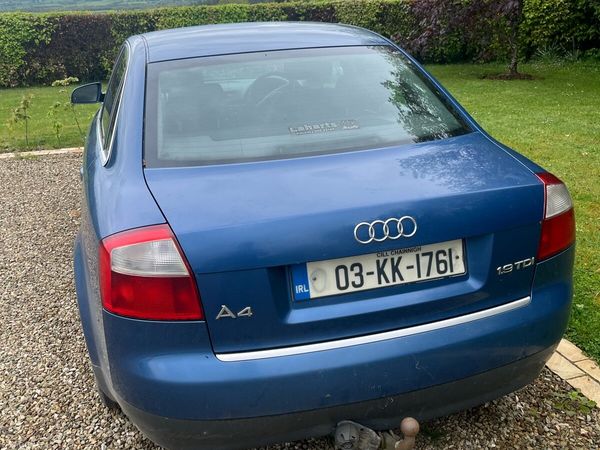 Audi A4 Saloon, Diesel, 2003, Blue