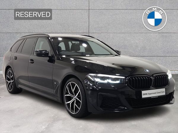 BMW 5-Series Estate, Diesel, 2023, Black
