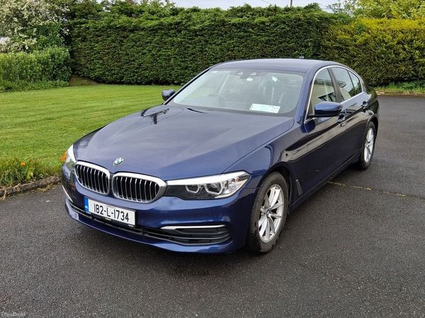 BMW 5-Series Saloon, Diesel, 2018, Blue