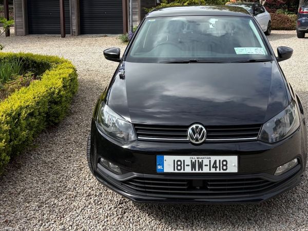 Volkswagen Polo Hatchback, Petrol, 2018, Black
