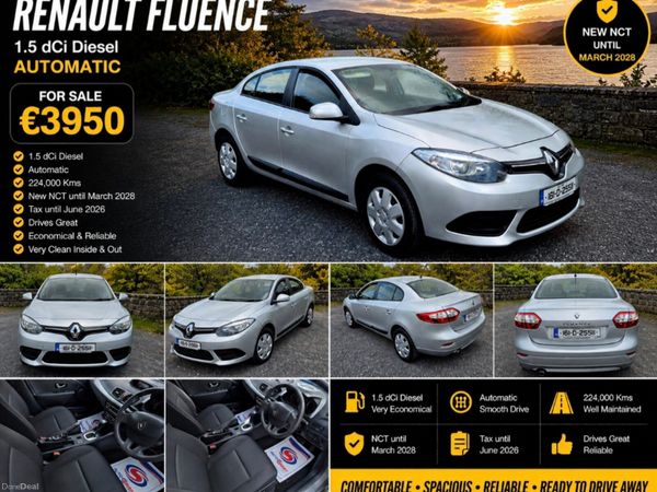 Renault Fluence Saloon, Diesel, 2016, Silver