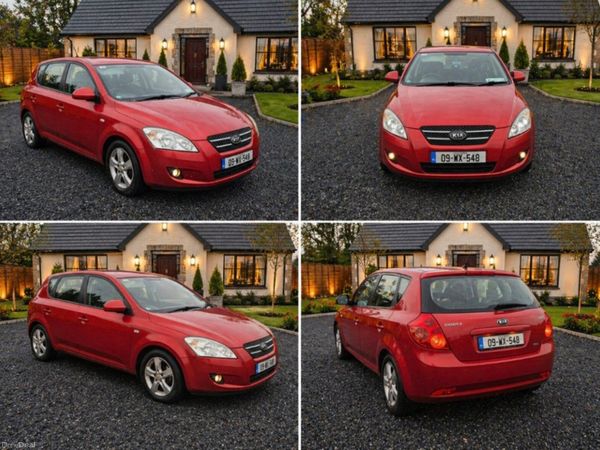 Kia Ceed Hatchback, Diesel, 2009, Red