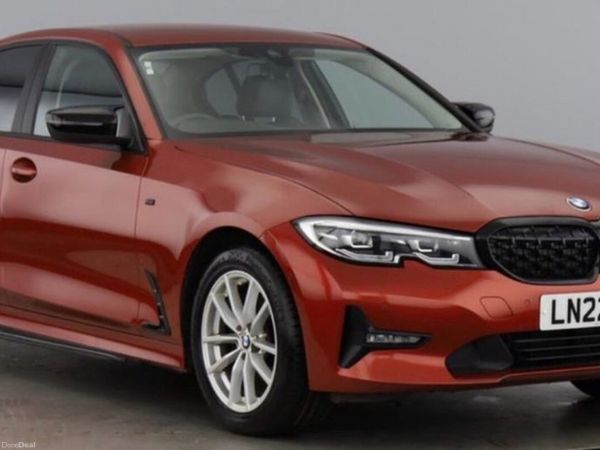 BMW 3-Series Saloon, Diesel Hybrid, 2022, Orange