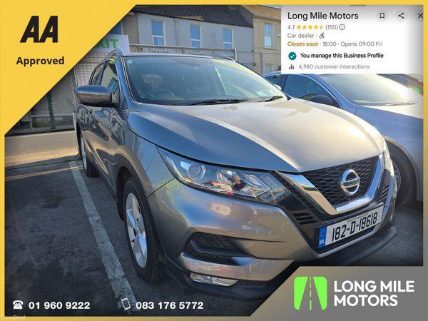 Nissan Qashqai MPV, Petrol, 2018, Grey