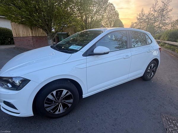 Volkswagen Polo Hatchback, Petrol, 2021, White