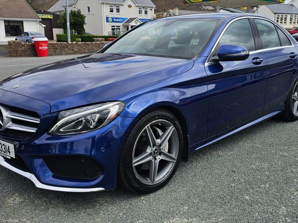 Mercedes-Benz C-Class Saloon, Diesel, 2018, Blue