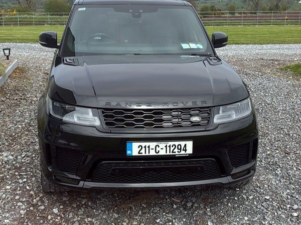 Land Rover Range Rover Sport SUV, Petrol Plug-in Hybrid, 2021, Black