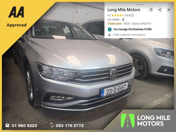 Volkswagen Passat Saloon, Diesel, 2022, Grey