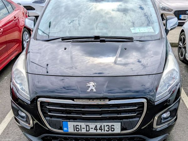 Peugeot 3008 SUV, Petrol, 2016, Black