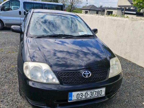 Toyota Corolla Saloon, Petrol, 2003, Black