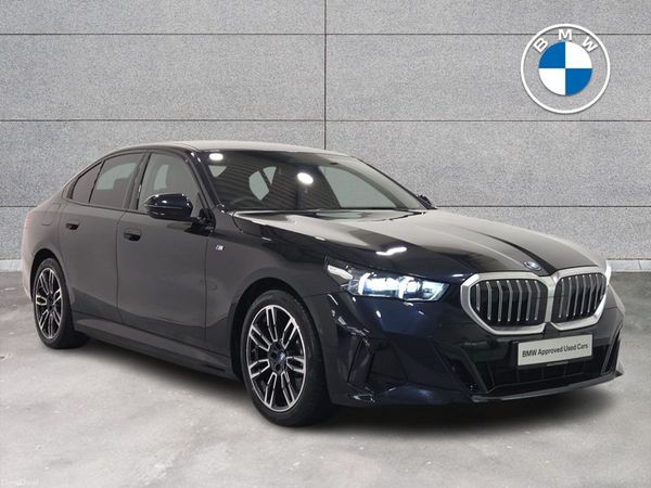 BMW 5-Series Saloon, Petrol Plug-in Hybrid, 2024, Black