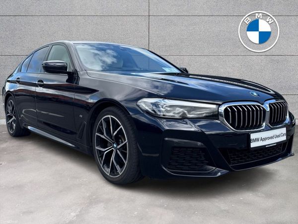 BMW 5-Series Saloon, Diesel, 2021, Black