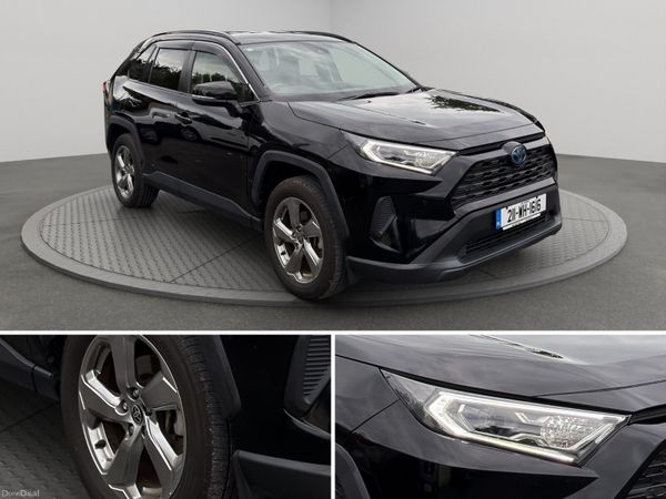 Toyota RAV4 SUV, Petrol Hybrid, 2021, Black