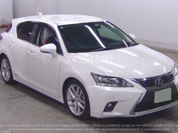 Lexus CT Hatchback, Petrol Hybrid, 2016, White
