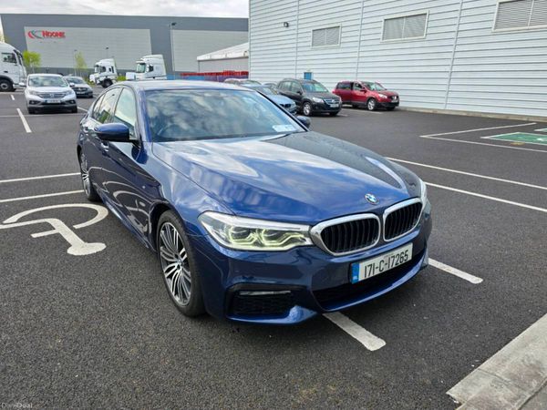 BMW 5-Series Saloon, Diesel, 2017, Blue
