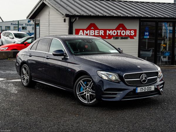 Mercedes-Benz E-Class Saloon, Petrol Hybrid, 2017, Blue