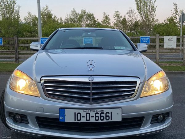 Mercedes-Benz C-Class Saloon, Petrol, 2010, Silver