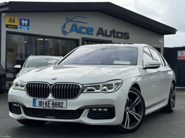 BMW 7-Series Saloon, Petrol Plug-in Hybrid, 2018, White