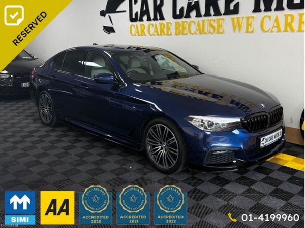 BMW 5-Series Saloon, Diesel, 2020, Blue