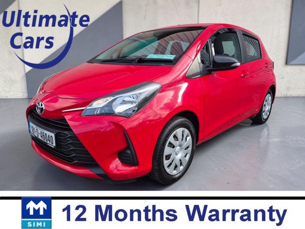 Toyota Yaris Hatchback, Petrol, 2018, Red