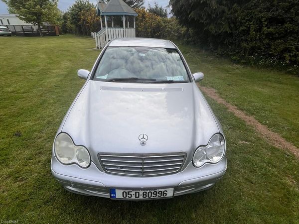 Mercedes-Benz C-Class Saloon, Petrol, 2005, Silver