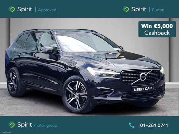 Volvo XC60 SUV, Petrol Plug-in Hybrid, 2021, Black