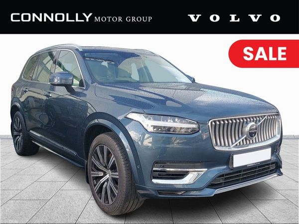 Volvo XC90 SUV, Petrol Plug-in Hybrid, 2021, Blue