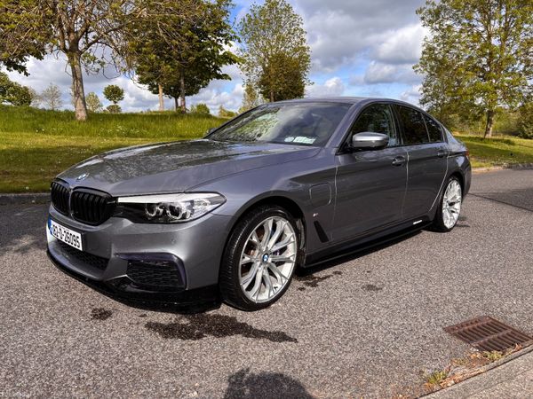 BMW 5-Series Saloon, Petrol Plug-in Hybrid, 2018, Blue